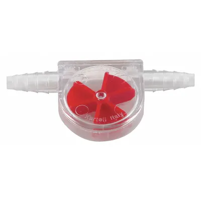 DYNALON Flow Indicator: 88.9 mm Overall Lg, Polystyrene - Lab Adapters, Joints & Accessories