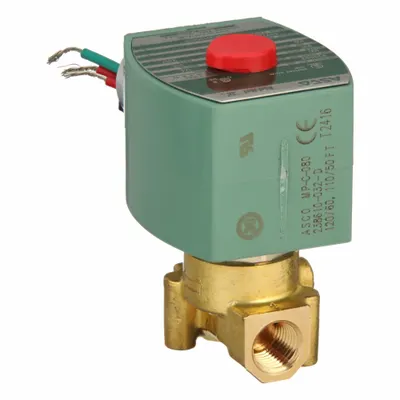 REDHAT 8262H208LF 2-Way Normally Closed Solenoid Valve, 1/4 in, 110V AC - 2-Way/2-Position, Normally Closed Solenoid Valves