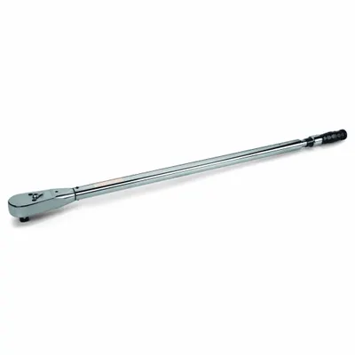 WILLIAMS Comfort Grip Micrometer: Foot-Pound/Newton-Meter, 1/2 in Drive Size - Ratcheting Micrometer Torque Wrenches