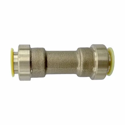 QUICKFITTING Removable Brass Push-to-Connect Tube Fitting - Removable Brass Push-to-Connect Tube Fittings