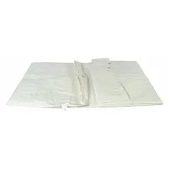 Polyethylene Sidewall for Canopies, White, 80 1/4 in H x 239 3/8 in W