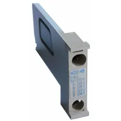 The EATON H2016B-3 is a bimetallic overload relay element used in motor starters and contactors. It provides trip class 20 protection against sustained overcurrent, helping prevent motor overheating in industrial electrical panels and machinery.