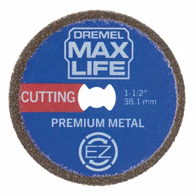 DREMEL Cutting Wheel: 1 1/2 in Wheel Dia, 0.4 in Wheel Thick, Cubic Boron Nitride - Cutting Wheels for Rotary Tools