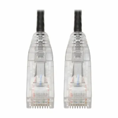 EATON TRIPP LITE Ethernet Cable: Unshielded, Cat 6, 0.7 ft Overall Lg, PVC, Round, 1, 28 AWG - Category 6 Patch Cords with PoE