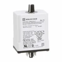 SCHNEIDER Single Function Time Delay Relay: Socket Mounted, 110V AC, 10 A, 8 Pins/Terminals (MPN 9050JCK14V20)