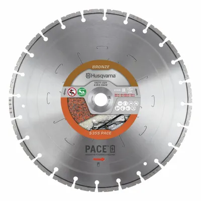 HUSQVARNA Diamond Saw Blade: Block/Brick/Concrete/Granite/Natural Stone/Pavers - Concrete & Asphalt-Cutting Blades