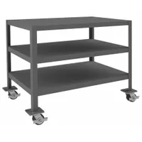 DURHAM MFG Work Table: Fixed Ht, Steel, 36 in x 24 in, 2,000 lb Overall Load Capacity (MPN MTM243630-2K395)