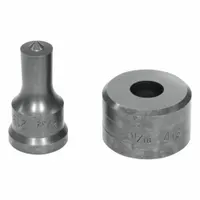 EDWARDS Round Punch & Die Set: Edwards, 55 ton_65 ton_100 ton_120 ton Compatible Ironworker Size (MPN ED9-PD21/32)