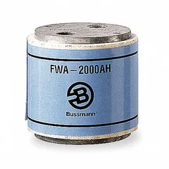 Fast-acting cylindrical fuse rated 1.5 kA at 130 V AC and 130 V DC. Provides overcurrent protection for power electronic circuits such as drives, inverters, and power supplies.