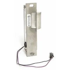 This HES electric strike is designed for use with cylindrical and mortise locksets in access control systems. Constructed of stainless steel, it measures 11 inches in height and operates on 24V input voltage. With a Performance Duty Rating of 1 - Heavy Duty, it is suited for high-traffic commercial, industrial, and institutional door openings.