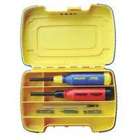 MEGAPRO Multi-Bit Screwdriver: Hex/Phillips/Security Torx/Slotted/Spanner/Square/Torx Tip, 26 Tips (MPN NASTPDK2)