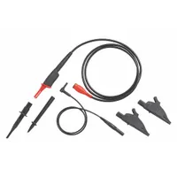 FLUKE Voltage Probe Set: 3.9 ft Cable Lg, CAT III 1000V/CAT IV 600V, 1 pF – 14 pF, Black/Red (MPN VPS421-R)
