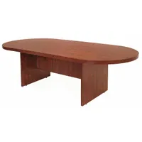 REGENCY Conference Table: Racetrack Oval, Laminate, Cherry, 71 in Overall Lg, 35 in Overall Wd, Wood (MPN LCTRT7135CH)