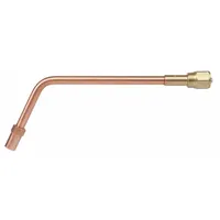 Heating nozzle for acetylene gas, part of the MFA Series, Size 15. Features a Tube & Head tip design. Used for preheating metal surfaces in brazing, soldering, and stress relieving applications