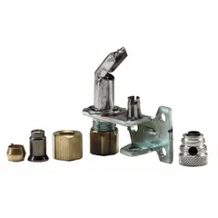 Universal pilot assembly for LP fuel, straight design with standard tip. Includes adaptor. Compatible with 2CH-10 series. Replaces OEM part 2CH/2C. Used to ignite main burner in gas-fired heating and process equipment.