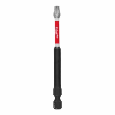 MILWAUKEE Power Bit: Power Bit, T25 Bit Size, Imperial, Torx Head, T25 Bit Industry Size - Impact Torx Bits