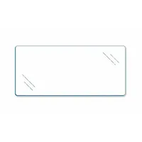 ECONOCO Tempered Glass Shelves: 3/16 in Overall Ht, 24 in Overall Wd, 12 in Overall Dp, Rectangular (MPN SHGL1224)