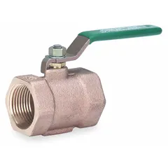 This bronze fire-protection butterfly valve features a 1-1/2 in pipe size with NPT connections and a lever handle. Rated for a maximum pressure of 175 psi (CWP), it is used for flow isolation and regulation in fire sprinkler systems and other water-based fire suppression lines.