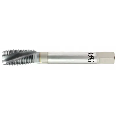 OSG Spiral-Flute Tap M8x1.25 D5 4H-6H Plug Chamfer V Coated Powdered Metal - Spiral-Flute Taps for Nickel & Titanium