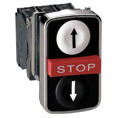 SCHNEIDER ELECTRIC Multihead Operator: Non-Illuminated, 3 Button - Multihead Push-Button Operators