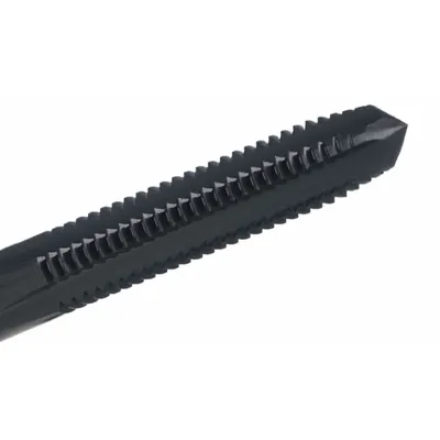 CLEVELAND Straight Flute Tap: 1/4"-28 UNF, H3 / 2B, 4 Flute, Plug Chamfer - General Purpose Hand Taps