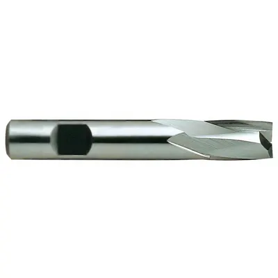 YG-1 Keyway End Mill: HSS, TiN Coated, 2 Flute, 5/8" Mill Dia, 13/16" LOC - High-Speed Steel Keyway End Mills