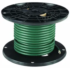 This CHAINFLEX CF6 series control cable features 12 conductors of 20 AWG copper wire with a PVC jacket rated at 600 V. It includes a ground conductor, is oil and grease resistant, and meets cRUus standards. Designed for continuous flexing applications in cable carriers, it offers minimum bend radius factors of 4 x OD (fixed), 5 x OD (flexible), and 6.8 x OD (e-chain).