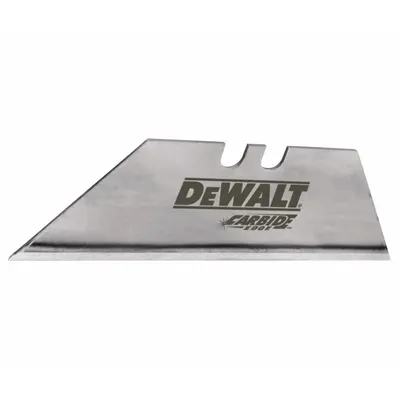 DEWALT Utility Blade: 2 1/2 in Blade Lg, 3/4 in Blade Wd, 0.024 in Blade Thick - Straight-Edge Standard-Tip Replacement Utility Blades