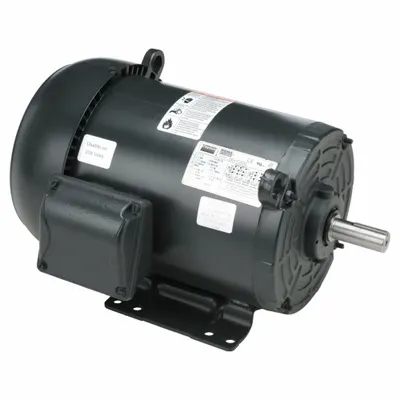 Dayton General Purpose Motor: Rigid Base Mount, Totally Enclosed Fan Cooled, 2 hp - Rigid Base 3-Phase General Purpose AC Motors