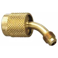 YELLOW JACKET Coupler: 2 in Lg, 45° Angle, Input 1/4 in Male SealRight™, Output 1/4 in Female Flare (MPN 19208)