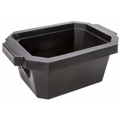 GLOBE SCIENTIFIC Ice Bucket with Lid: 4 L Capacity, Rectangular, Polyurethane Foam, Black - Ice Buckets & Pans