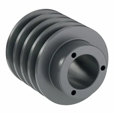 OEM V-Belt Pulley: B36 - Bushed-Bore Cast-Iron V-Belt Pulleys