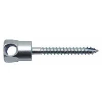 DEWALT Horizontal Rod Hanger: 1/4 in Overall Dia, 1 13/16 in Overall Lg, 1/4 in Screw Size, 25 PK (MPN PFM2261000)
