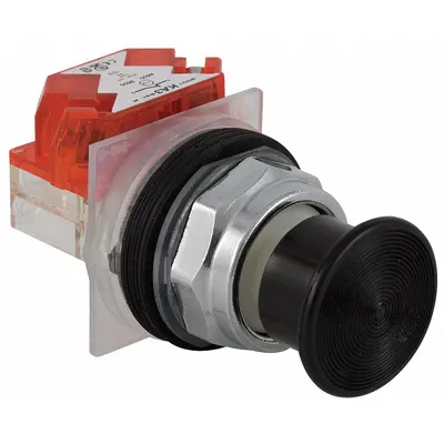SCHNEIDER Mushroom Head Push Button: Non-Illuminated, Mushroom Head Profile, Non-Metallic - Mushroom-Head Push Buttons