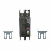 SQUARE D Miniature Circuit Breaker: 45 A, 120/240V AC, Single Phase, 10kA at 120/240V AC, 2 Poles (MPN QOU245)