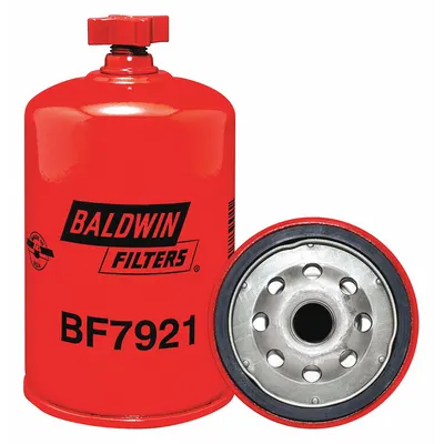 BALDWIN FILTERS Fuel Filter: Spin-On, 3 1/16 in Outside Dia, M16-1.50 Thread Size, Cellulose - Spin-On Fuel Filters