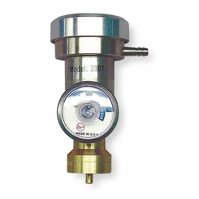 INDUSTRIAL SCIENTIFIC Gas Cylinder Regulator, Steel, Female, 3 lpm Max Flow Rate - Accessories for Portable Gas Detection Calibration