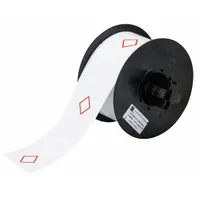 Pre-Cut Label Stock Roll: No Legend, Red GHS/CLP 1 Diamond, 2 11/64 in x 3 11/32 in, 2 11/64 in (MPN B30-260-7569-CLP1)