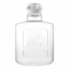 APPROVED VENDOR 10 L Handleless Round Carboy, Autoclavable, White, 83 mm Screw Cap