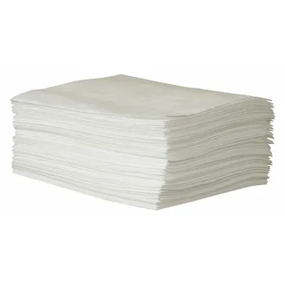 CONDOR Sorbent Pad: 19 3/16 oz Volume Absorbed Per Pad, 19 in x 15 in Pad Size (L x W) - Sorbent Pads