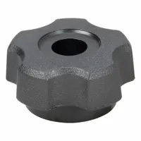 INNOVATIVE COMPONENTS Hand Knob: 5 Point, Plastic w/ Steel Thread, 3/8"-16 Thread, 1.72 in Dia (MPN GN6C----F4---21)