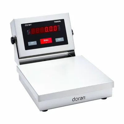 DORAN 7200XL/15 Bench Scale with Remote Indicator, 200 lb Capacity, IP69K - Bench Scales with Remote Indicator