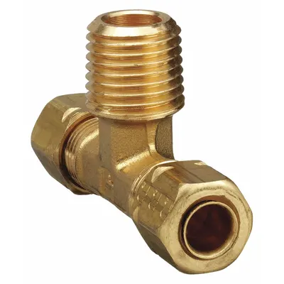 PARKER Self-Aligning Brass Compression Fitting - Self-Aligning Brass Compression Fittings
