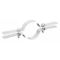 Riser Clamp: Electrogalvanized Steel, For 1 1/2 in Pipe, 255 lb Load Capacity, 9.88 in Overall Lg (MPN 5100150EG)