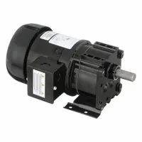 DAYTON AC Gearmotor: Parallel, Single Output Shaft, 3-Phase, TEFC, 155 RPM, 91.7 in-lb Max Torque