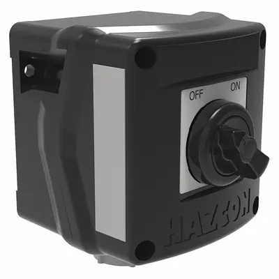 HUBBELL KILLARK Control Station: 1 Gang, Selector Switch, 1NO/1NC, Off/On, 0 Pilot Lights - Selector-Switch Control Stations