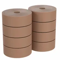 This medium-duty water-activated kraft tape is designed for sealing corrugated boxes and shipping cartons in industrial packaging and material handling applications. Each roll measures 3 inches wide by 375 feet long with a 7-mil thickness, and the 8-pack provides a convenient supply for warehouse and distribution environments