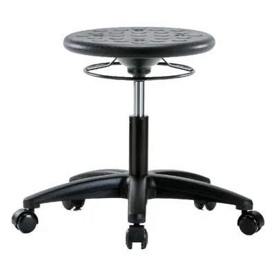 OEM Stool: Polyurethane, Ht Range 15 1/2 in to 20 1/2 in, 13 in Seat Wd, 13 in Seat Dp - Polyurethane Lab Stools