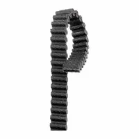 GATES Timing Belt: Two Sides, Modified Curvilinear, PowerGrip® GT®2 Twin Power®, 8 mm Pitch, GT (MPN TP4400-8MGT-30)
