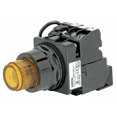 Siemens Illuminated Push Button: Illuminated, Extended Profile, Non-Metallic, 30 mm - Illuminated Extended-Length Push Buttons